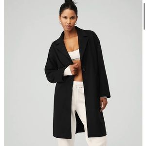 NWT Alo VIP Trench Coat in Black Size S